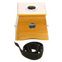 Bambo Moxa Stick Holder With One Hole, 8cm x 9.5cm (base) x 10cm (H)